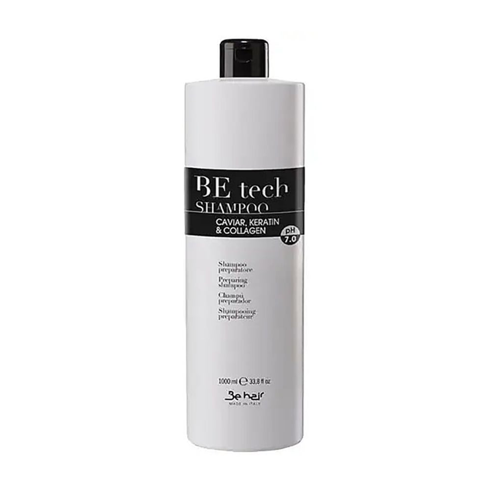 Шампунь для волосся Be Hair Be Tech Shampoo pH 7.0 з кератином та колагеном, 1 л